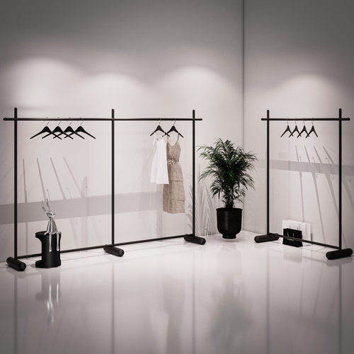 服装店铁艺女装店展示架挂衣架