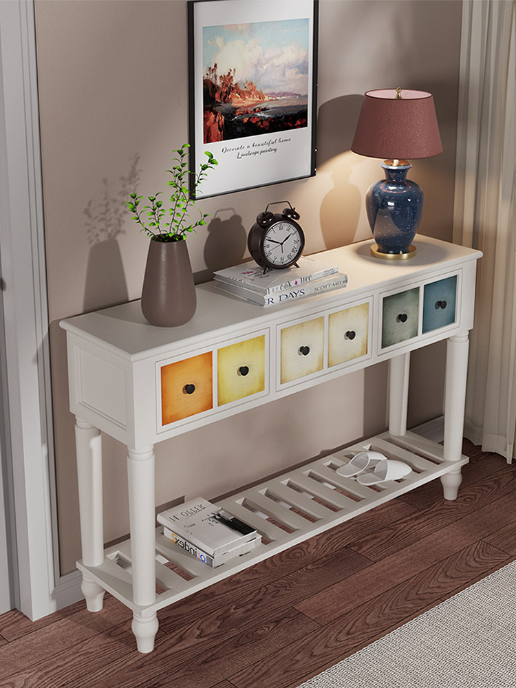 简约实木门厅玄关柜客厅装饰小柜子美式边柜多功能靠墙收纳储物柜,住宅家具,门厅/玄关柜/玄关架,淘宝优惠券,粉丝福利购,淘宝优惠卷