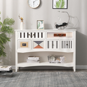 美式 过道玄关柜现代简约客厅入户门厅柜实木主卧床尾斗柜收纳边柜