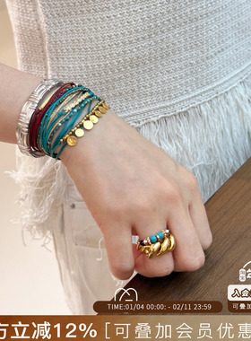 MaryGaitani天然石串珠编绳手链