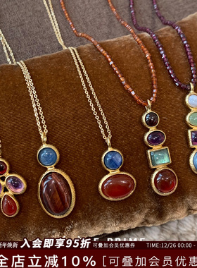 HELENEPRIME法国法式天然石项链