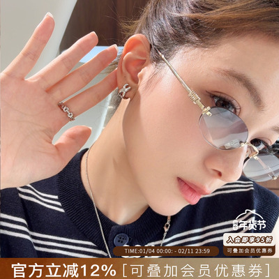 Vita Planet买手店 韩国品牌SSIL正品 X耳环小众设计高级感耳钉女