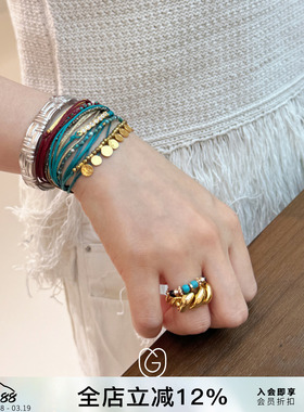 MaryGaitani天然石串珠编绳手链