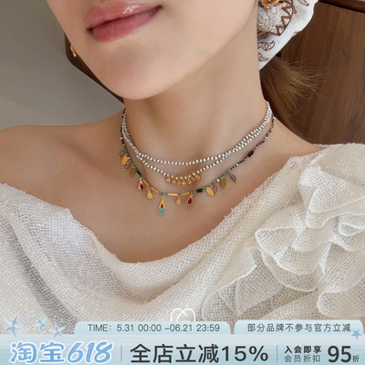 希腊MaryGaitani天然石串珠项链