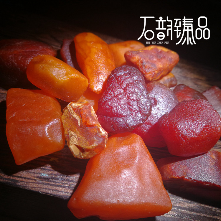 蜜蜡原石籽料鸡油黄吊坠天然琥珀