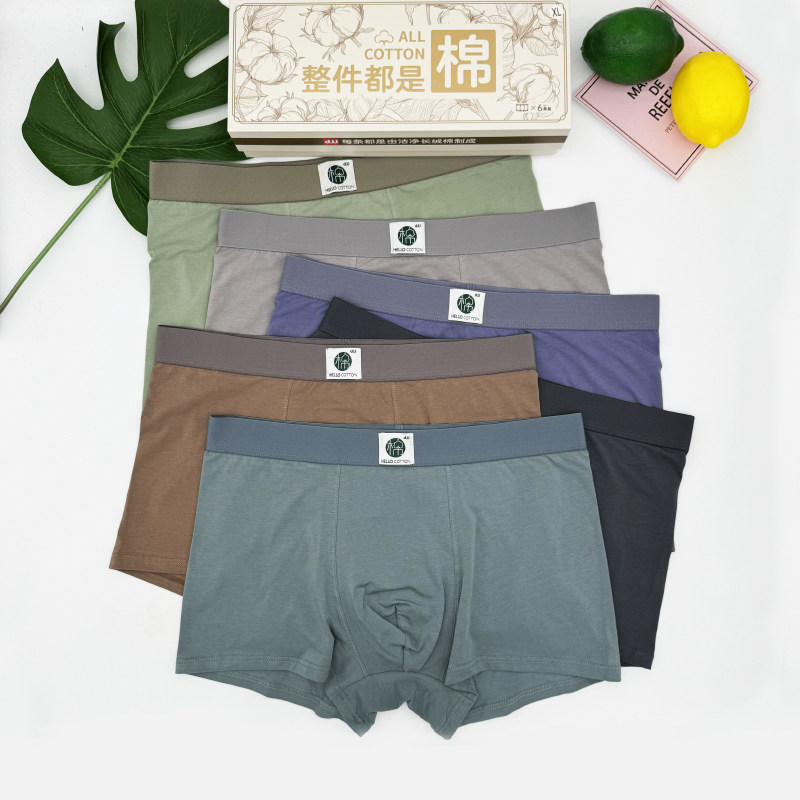 5条装狄王男士内裤纯棉平角裤舒适透气中腰大码运动青年四角短裤,女士内衣/男士内衣/家居服,男平角内裤,淘宝优惠券,粉丝福利购,淘宝优惠卷