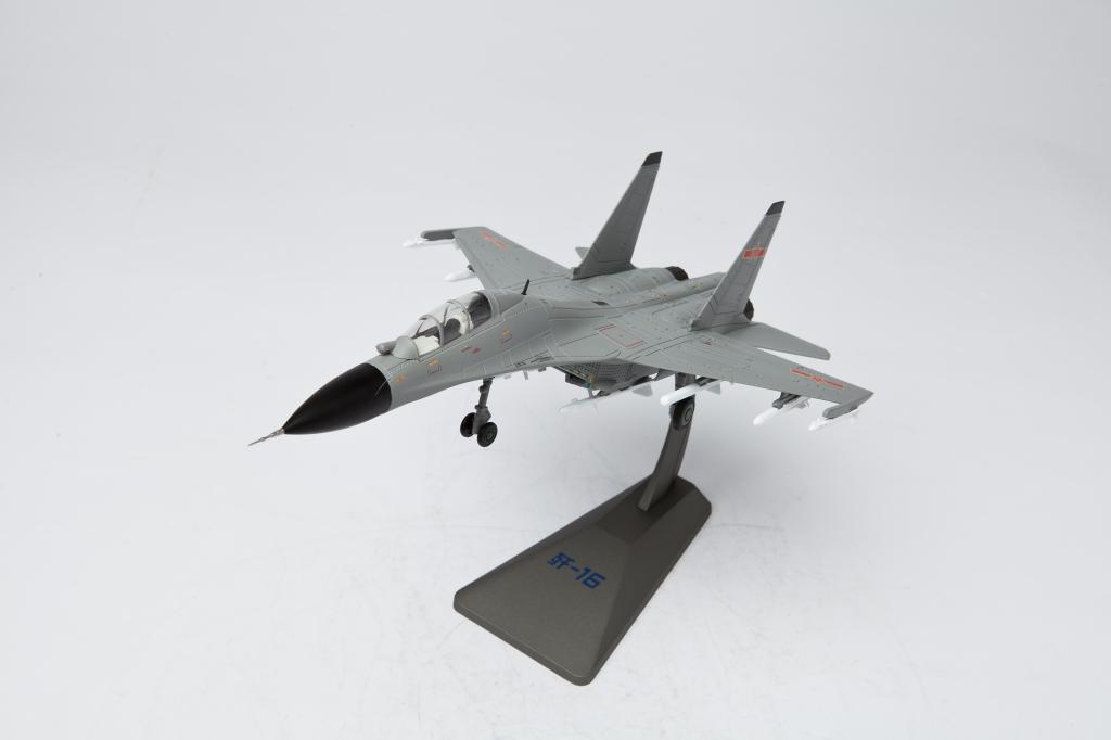 1:72 J16 歼16战斗机模型 苏30战斗飞机模型合金材料军事礼品包邮