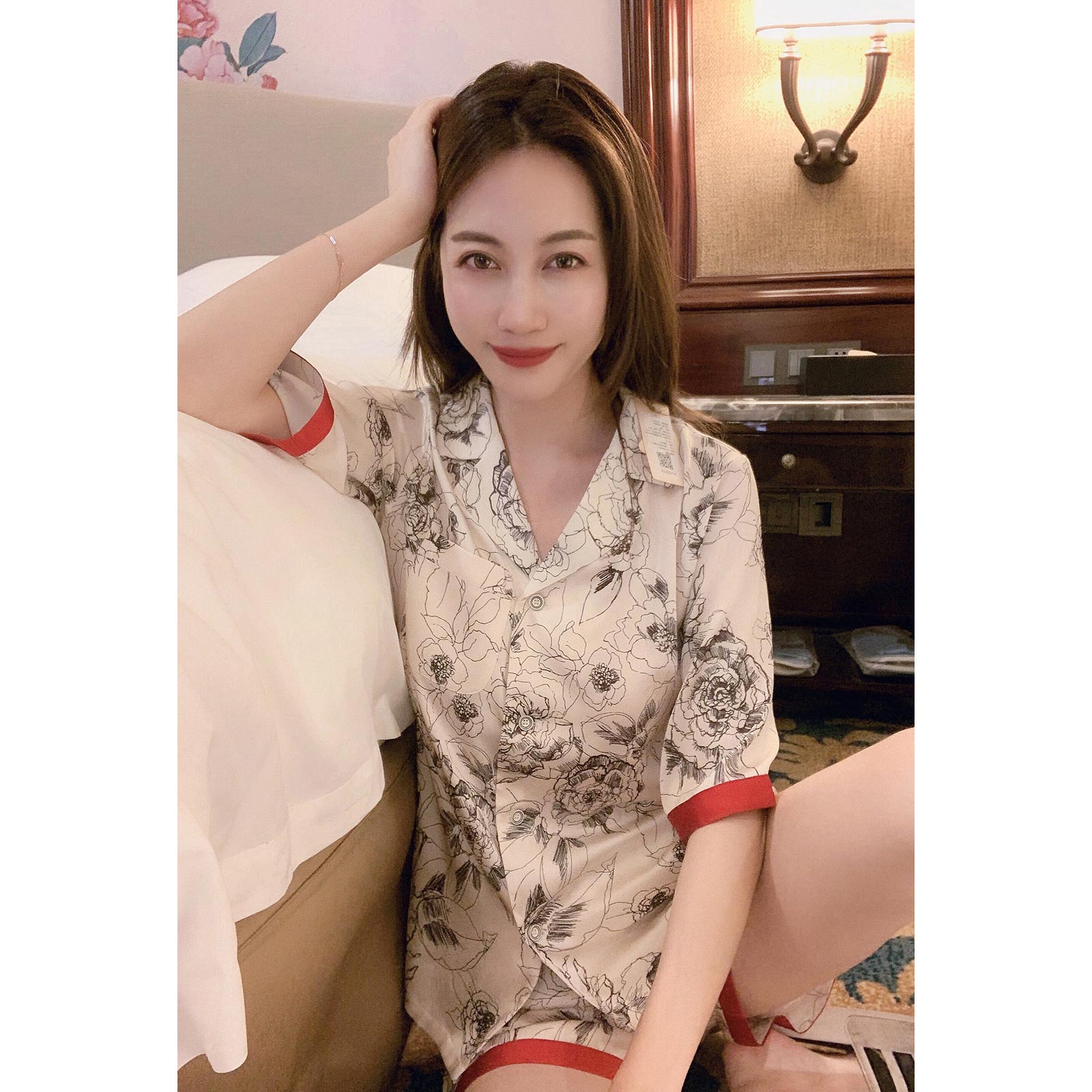 nt奈黎诗夏季薄款短袖女士睡衣