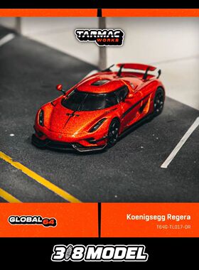 现货 TW 1:64 柯尼塞格 Regera 橙色 合金汽车模型