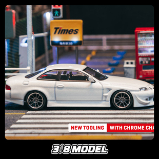 现货 TW 1:64 VERTEX 丰田 Soarer JZZ30 白色改装版 合金车模