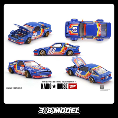 现货 KAIDO HOUSE KHMG196 1:64 丰田 AE86 合金车模型