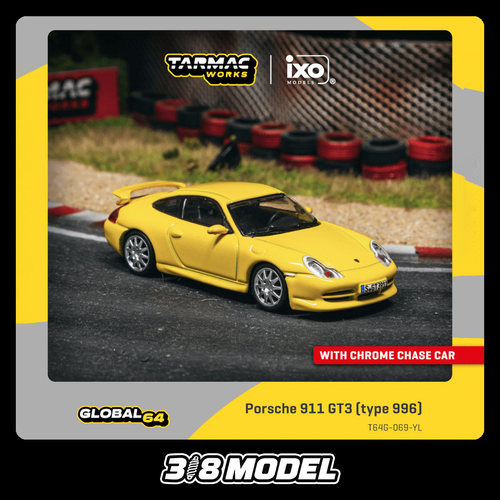 现货 TW 1:64 保时捷 Porsche 911 GT3 (type 996) 合金汽车模型