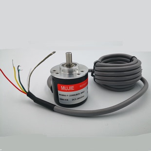 慕杰M38S6-F旋转编码器100-2000脉冲Φ38/6/8 实心轴 工业可开票