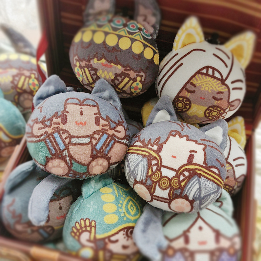 苏丹的游戏原创同人周边苏丹阿尔图奈费勒伊曼法拉杰毛绒团子