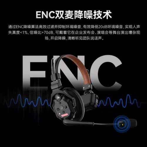 猛玛头戴立声无线导播通话系统
