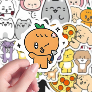 172张miniteen贴纸sevennteen可爱萌物创意卡通形象周边diy装饰贴