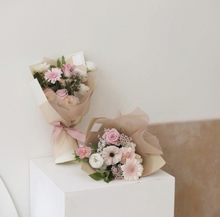 西岱岛 北京同城鲜花速递女生生日节日定制迷你精致小花束 可爱多