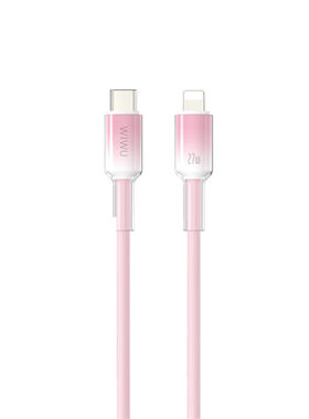 WIWU 流光系列硅胶数据线PD27W/60W超级快充控温芯片快充不发烫 活力渐变色系 亲肤硅胶手感