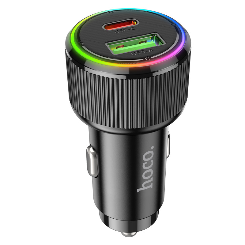 HOCO浩酷铭锋NZ14A PD20W+QC3.0车载充电器适用于华为18W/苹果20W