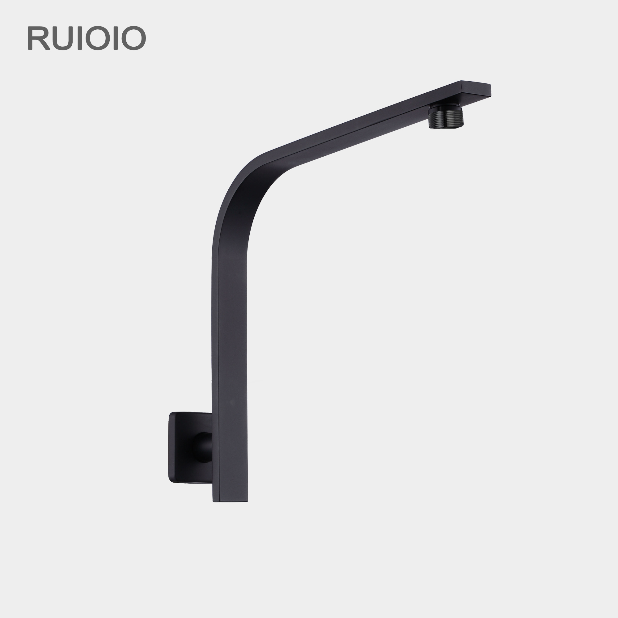 全铜暗装入墙式加高花洒支臂固定接管圆形方形顶喷连接杆淋浴配件