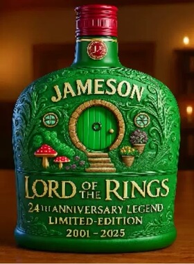 跨境新款指环王系列威士忌酒瓶Lord of the Rings Bottle24周年传