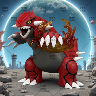 BKM宠物精灵动漫周边桌搭机箱摆件潮玩公仔固拉多手办二次元模型