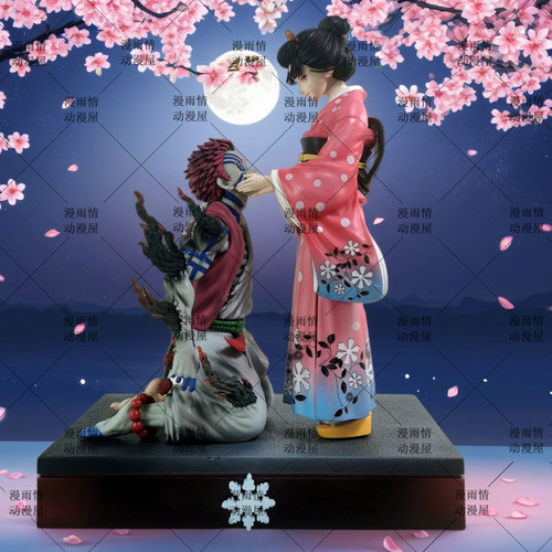 动漫周边场景摆件POPART恋雪猗窝座限量模型GK手办潮玩礼物送海报