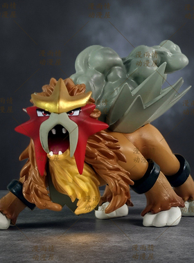 BKM宠物精灵动漫周边公仔摆件凤王亲卫队三圣兽雷公水君炎帝手办