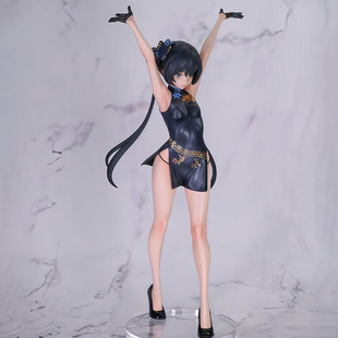 蔚蓝碧蓝档案动漫周边举高高龙华妃咲GK手办二次元美少女公仔模型