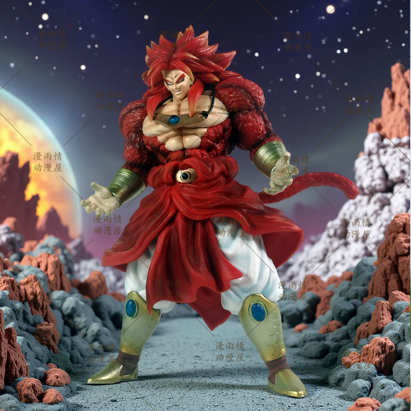 七龙珠动漫周边桌面装饰摆件雕像超四布罗利GK手办模型二次元潮玩
