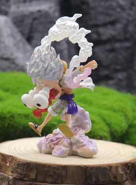 One Piece  Threel Q版惊讶尼卡路飞公仔手办摆件第三弹周边模型