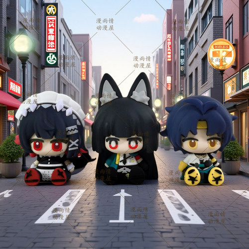 绝区零游戏周边公仔桌搭摆件鲨鱼妹星见雅浅羽悠真GK手办潮玩模型