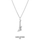 锁骨链 吉他项链中性酷简约精致纯银男女个性 DARK ANTHEM重音
