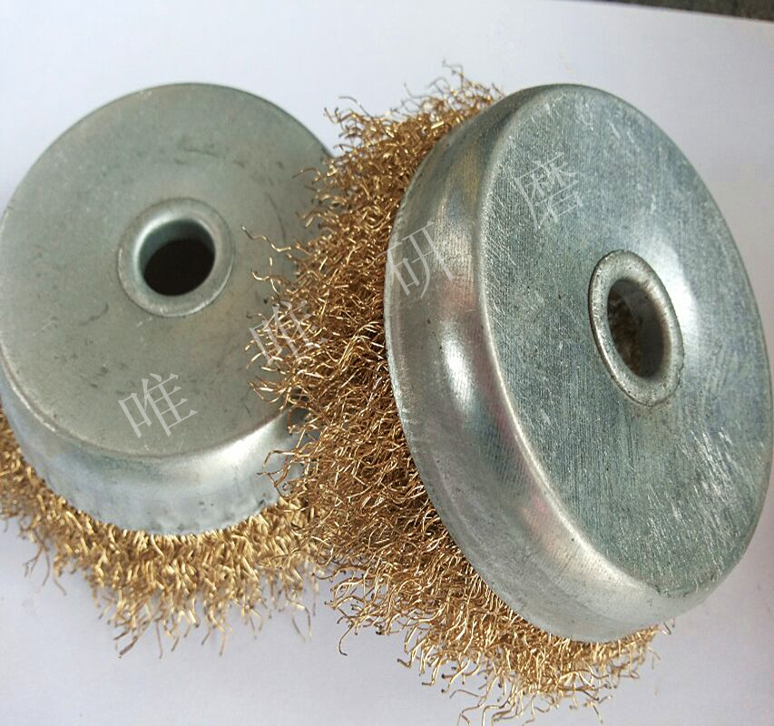碗型钢丝轮 金属除锈 机用钢丝刷 平行钢丝轮 角磨机用100 型