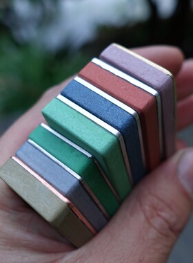 日本NANIWA龙虾砥石改装版 70*25*6金属底座迷你户外BC便携磨刀石