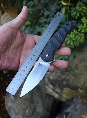 意大利原装进口FOX kinves 随身折叠工具小刀 户外BC野营生存装备