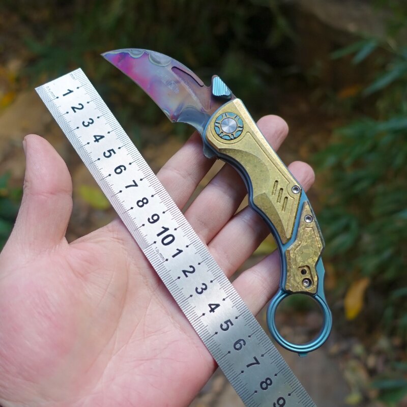 HIPTiNite SM-100镍钛合金户外BC野营高硬度生存救援装备工具小刀