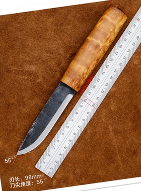 赫拉Helle维京勇士BC户外露营随身救援生存装备北欧小直刀水果刀