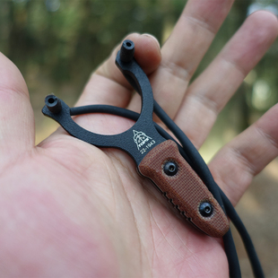 美国原装进口 Mini Slingshot MSLI-01 户外BC野营高碳钢迷你弹弓