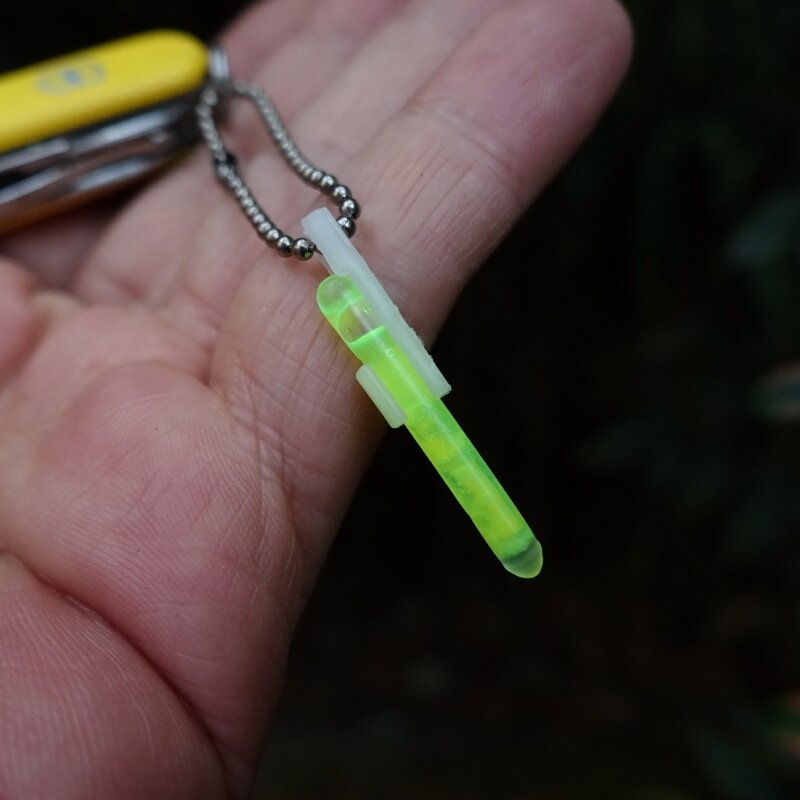 末日光源小巧便携轻量荧光 外挂小灯随身应急求生照明工具 钛珠链