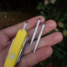 瑞士军刀CPM S90V粉末钢高硬度塑料牙签改装配件坚固耐磨不锈钢针