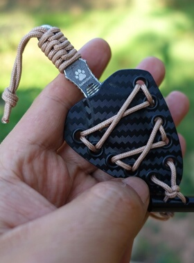 户外 Bush Craft 露营迷你切割生火装备高硬度瑞典粉末钢箭簇小刀