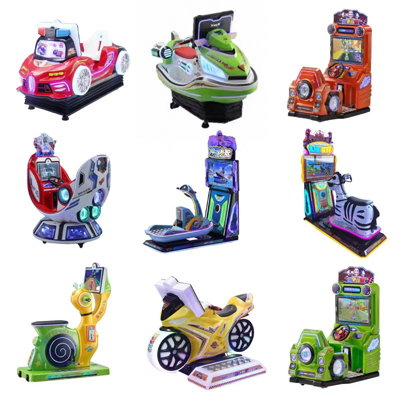 厂家直销小孩玩具投币冲浪赛艇游戏机新款儿童电动骑士小孩玩具车