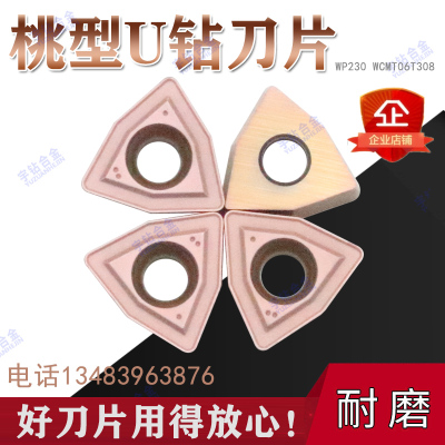数控刀片U钻刃天行桃形