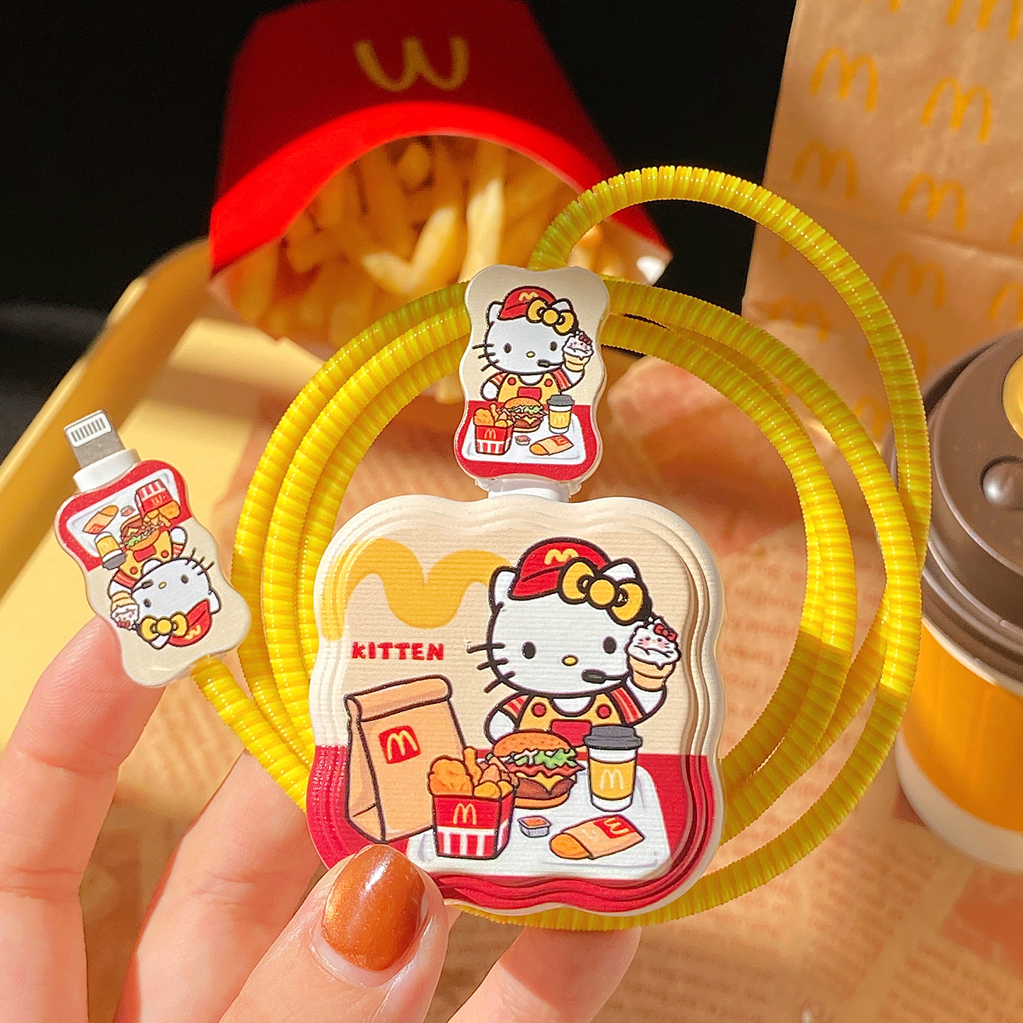 适用 苹果40w数据线保护套17充电器头promax手机防折断iPhone16