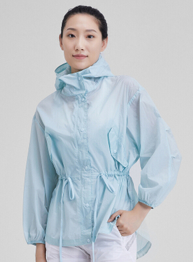 探路者皮肤衣女春夏户外防紫外线透气轻薄女式防晒衣TAZI82796