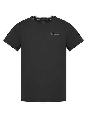 探路者短袖男 春夏新款圆领宽松透气休闲速干T恤TAJJBL81820