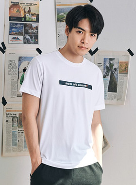 探路者短袖男女TIEF速干透气春夏户外印花T恤TAJH81737/82736