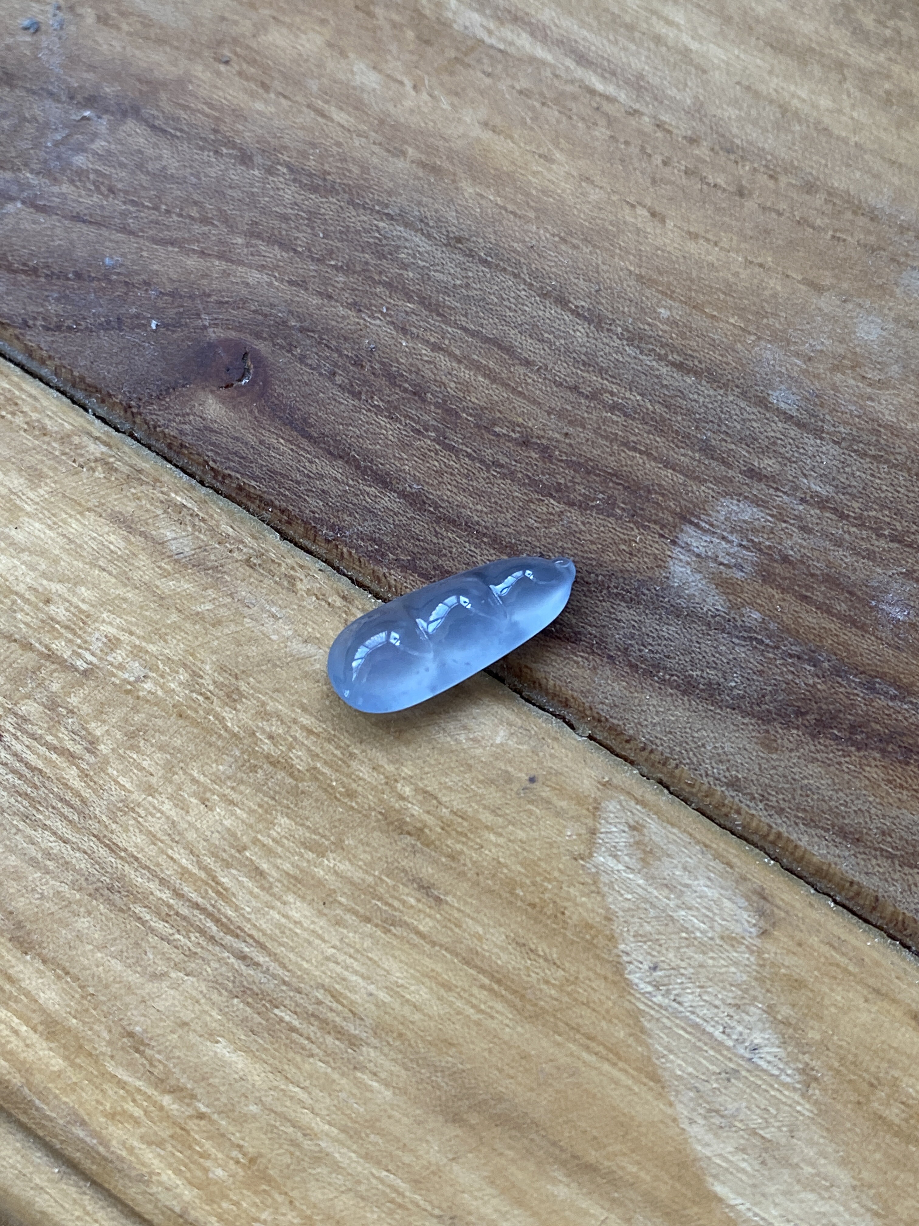 缅甸天然A货翡翠高冰紫罗兰福豆裸石