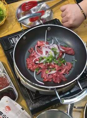 铝合金西班牙海鲜饭平底锅不粘